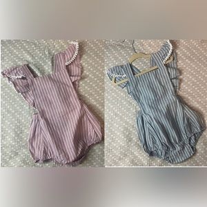 2- bubble rompers sz 3T (sz 100)